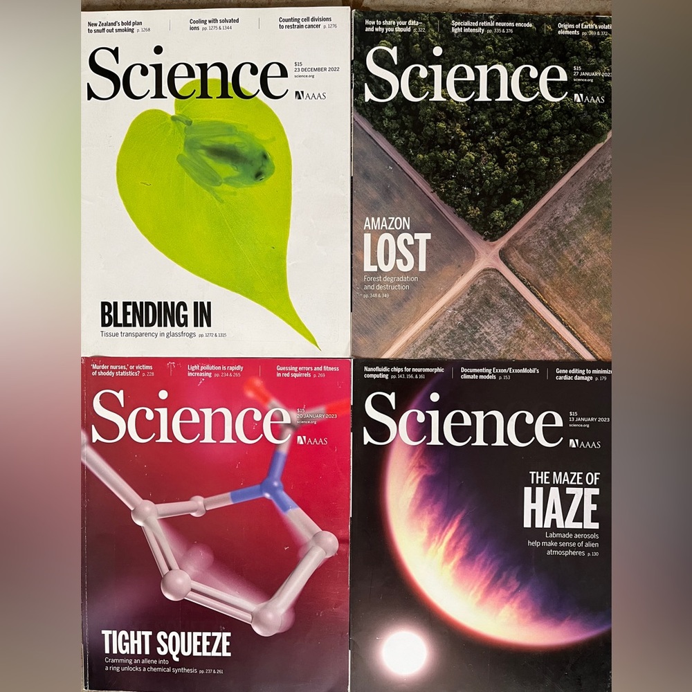 4 Science Magazines. Amazing Images, Exciting Topics, Colorful- Feed your Mind!